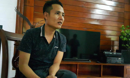 Anh Đinh Văn Tài kể lại sự việc.