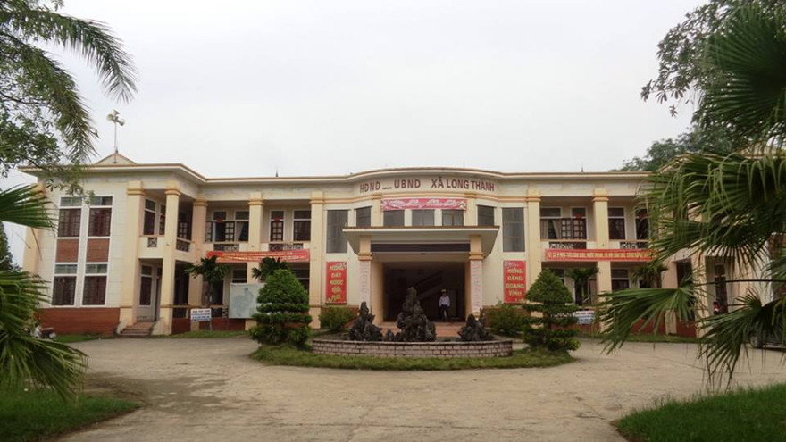 UBND xã Long Thành nơi xảy ra vụ việc.