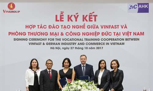 Vinfast và phòng thương mại công nghiệp Đức hợp tác đào tạo cơ khí 