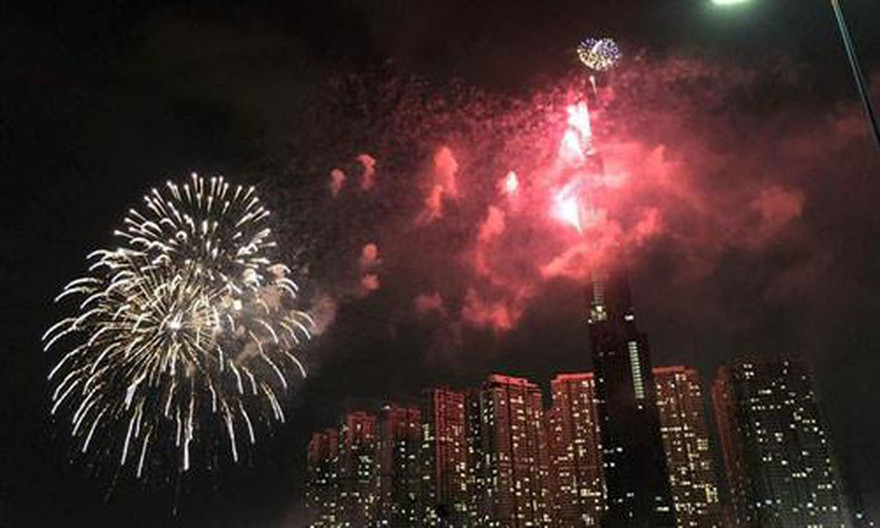 TPHCM bắn pháo hoa mừng lễ 2/9 trên tòa nhà cao nhất Việt Nam