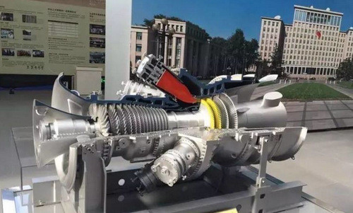 Động cơ CGT-60F dự kiến dùng trên tàu sân bay Type-002. Ảnh: Weibo.