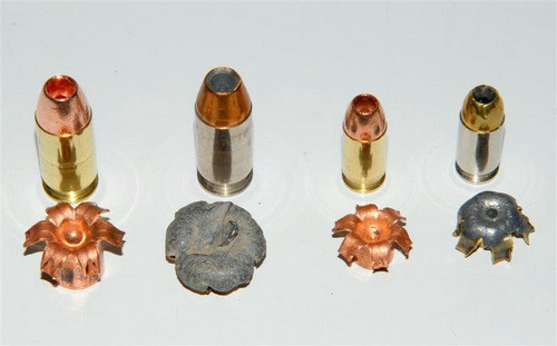 Đạn đầu rỗng trước và sau khi bắn trúng mục tiêu. Ảnh: Wikipedia.