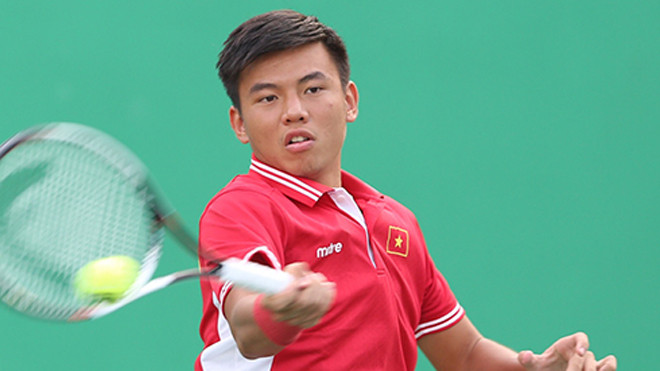 Hoàng Nam chơi dưới sức và bất ngờ bị loại trước hạt giống số bảy. Ảnh: Đức Đồng.