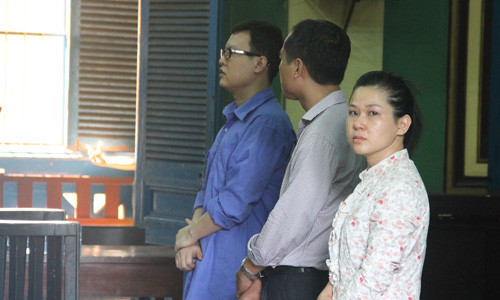 Các bị cáo tại tòa. Ảnh: Tân Châu