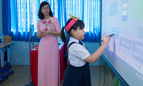 Tác phong, lời ăn tiếng nói của giáo viên thường được mọi người quan tâm, chú ý (Ảnh minh họa)