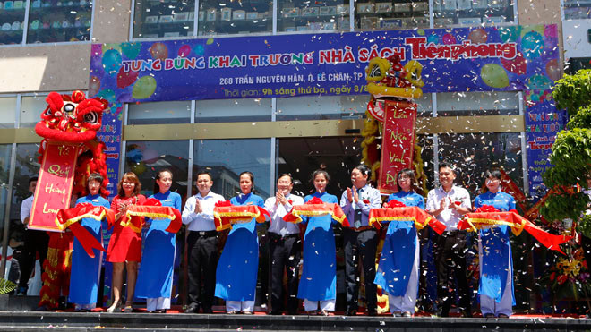 Khai trương Nhà sách Tiền Phong tại số 268 Trần Nguyên Hãn - Hải Phòng