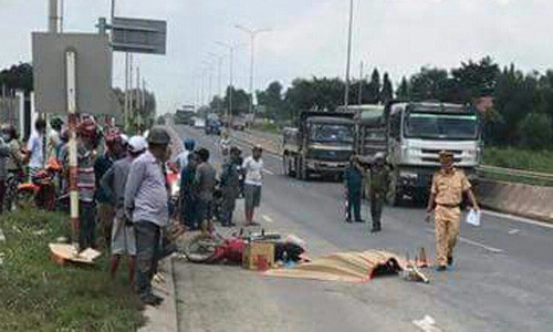 hiện trường vụ tai nạn