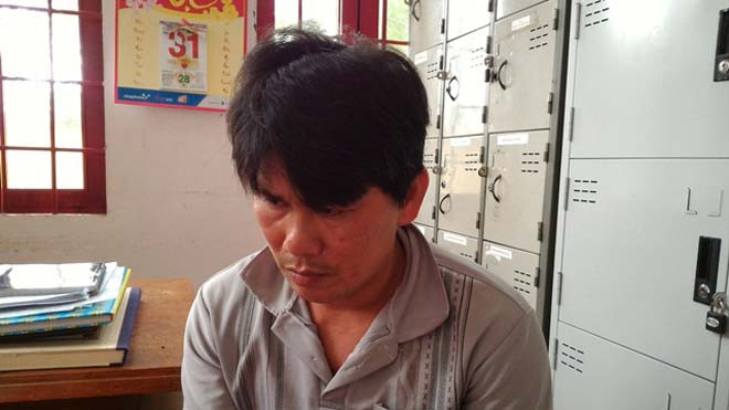 Nguyễn Văn Phước tại cơ quan công an