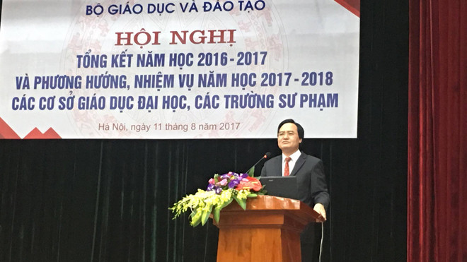 Nhiều trường sư phạm lấy điểm thấp 'lè tè': Bộ trưởng Phùng Xuân Nhạ nói gì?