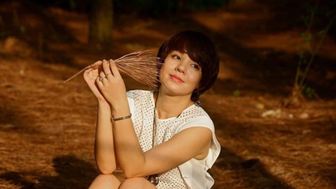 Nhà báo Đặng Diễm Quỳnh. 