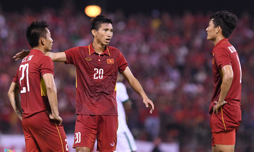 U22 Việt Nam một lần nữa sống dưới cái bóng của người Thái. Ảnh: Tiến Tuấn