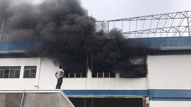 Đám cháy xuất phát từ tầng 3 của công ty