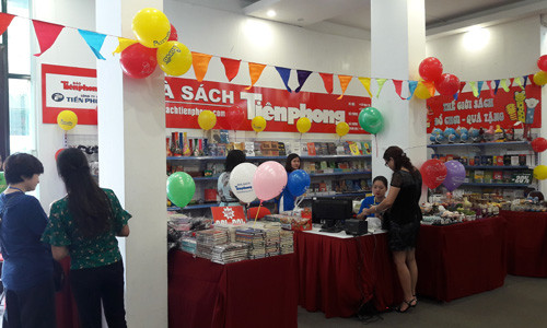 Nhà sách Tiền Phong tham gia ngày hội Vui đến trường