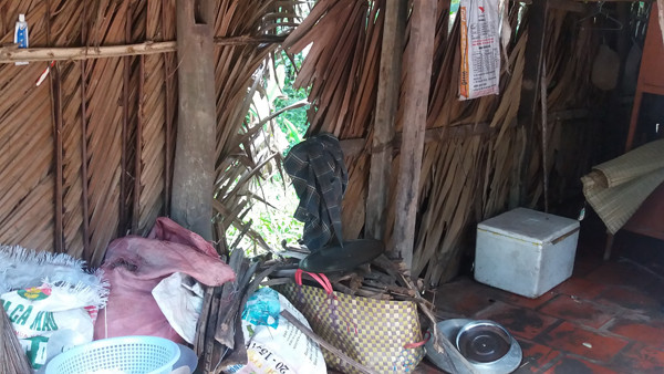 Hiện trường, nơi phát hiện thi thể ông Bé