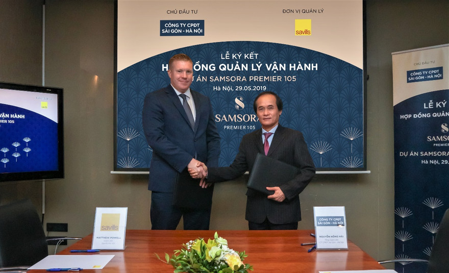 Chủ đầu tư dự án Samsora Premier 105 chọn Savills quản lý vận hành