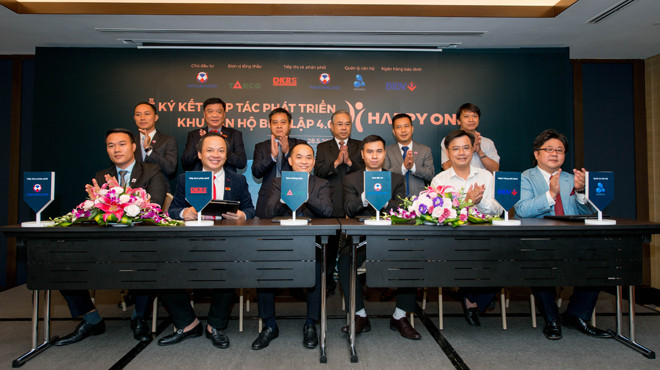 Vạn Xuân Group chính thức ký kết hợp tác phát triển Khu căn hộ biệt lập 4.0 Happy One với các đối tác chiến lược