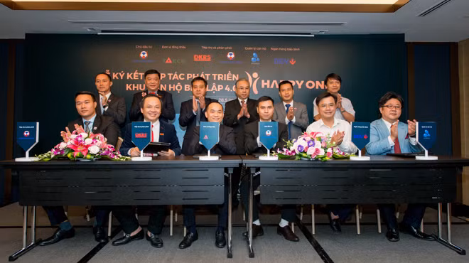 Vạn Xuân Group chính thức ký kết hợp tác phát triển Khu căn hộ biệt lập 4.0 Happy One với các đối tác chiến lược
