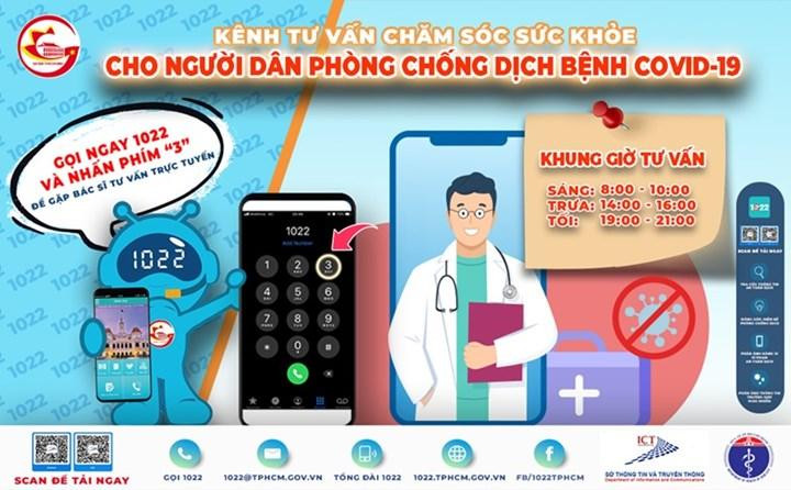 TPHCM ngừng hoạt động các tình nguyện viên tư vấn qua Tổng đài 1022 