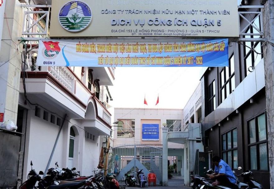 Công ty TNHH MTV Dịch vụ công ích Quận 5 chi lương cán bộ nhân viên sai quy định