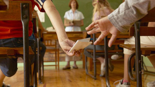 Giật mình với bức thư tình của bé