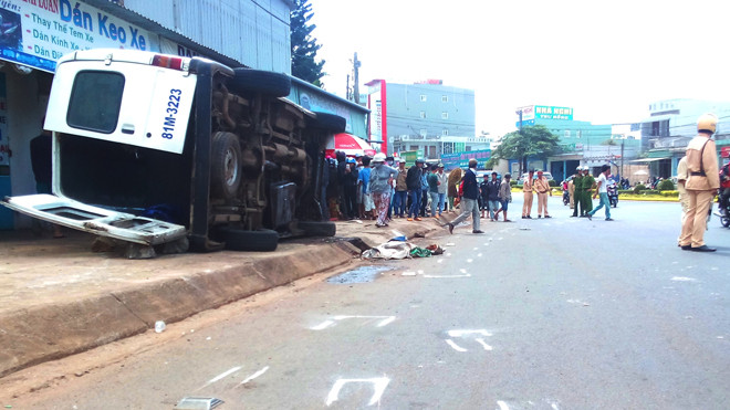 Hiện trường vụ tai nạn