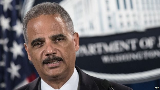 Bộ trưởng tư pháp Mỹ Eric Holder. (Ảnh: AFP)