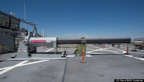 Pháo điện từ của Hải quân Mỹ. Ảnh: BEA Systems