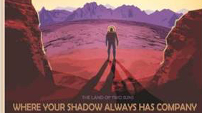 Một trong những poster quảng bá cho du hành vũ trụ từ NASA 