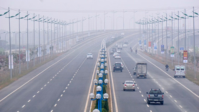 Sẽ có nhiều thay đổi trong phương án phân luồng tuyến đường Nhật Tân - Nội Bài (Ảnh: Hữu Nghị)