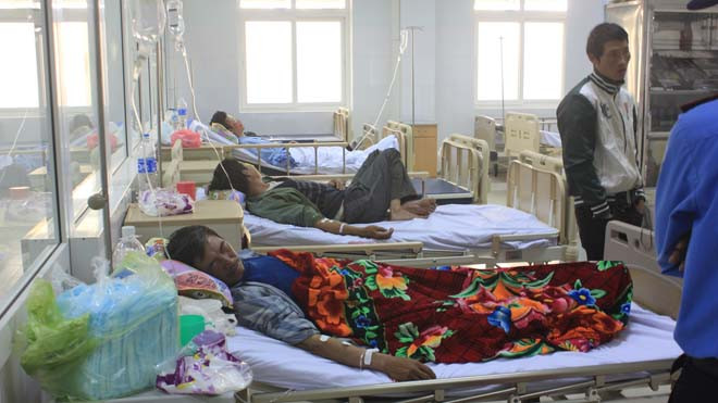 Các nạn nhân khác đang được cấp cứu tại BV.