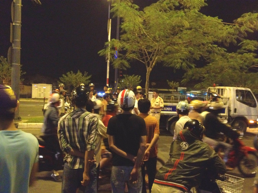 Hiện trường vụ tai nạn