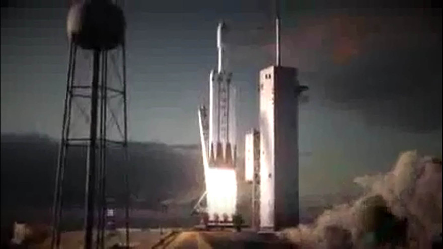 Hành trình của tên lửa vũ trụ mạnh nhất thế giới