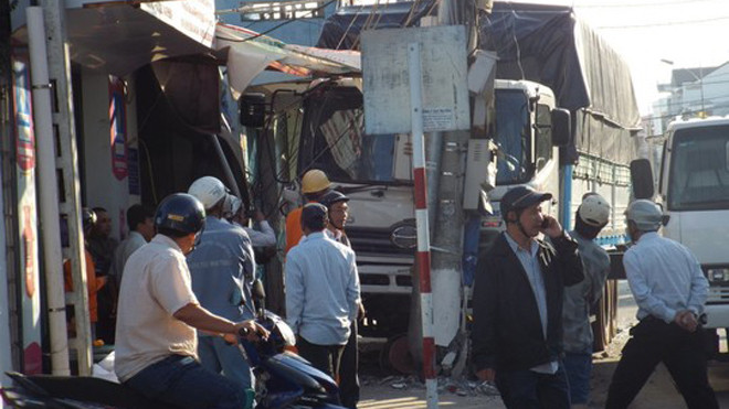 Hiện trường vụ tai nạn