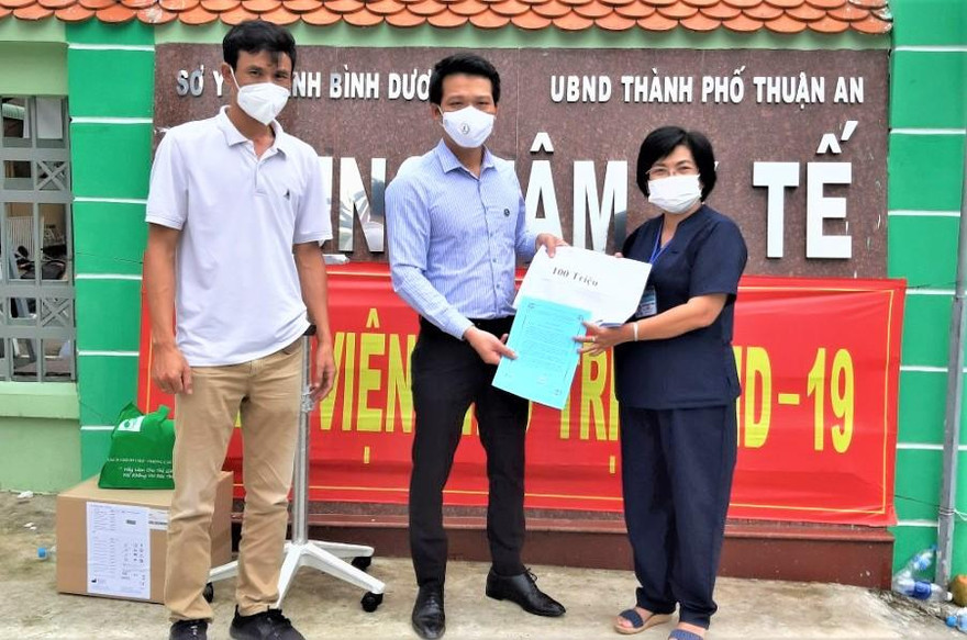 C-Holdings đồng hành cùng Tiền Phong tiếp sức tuyến đầu chống dịch tại Bình Dương