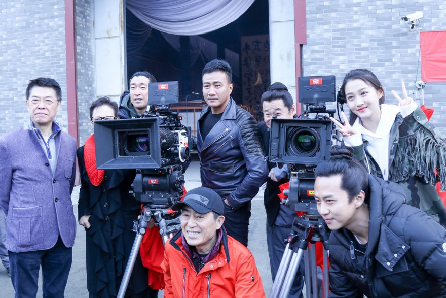 Trương Nghệ Mưu trên phim trường tác phẩm Ảnh