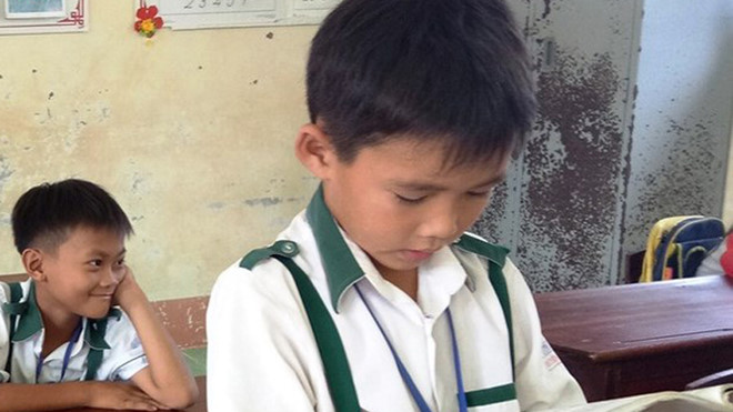 Nhựt Nam tại trường. Ảnh: CTV.