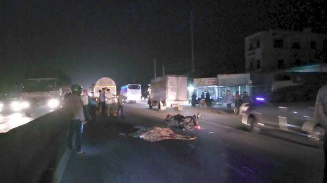 Hiện trường vụ tai nạn