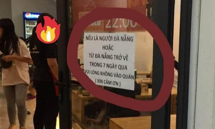 Quán mì treo biển đề nghị “người Đà Nẵng không vào quán” khiến dân mạng tranh cãi gay gắt
