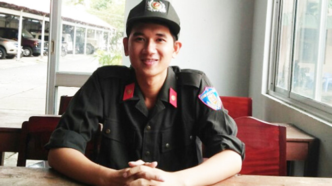 Nam sinh Nguyễn Thái Ngạn ở An Giang. Ảnh: NVCC