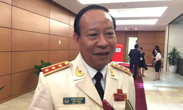 Thượng tướng Lê Quý Vương, Thứ trưởng Bộ Công an.