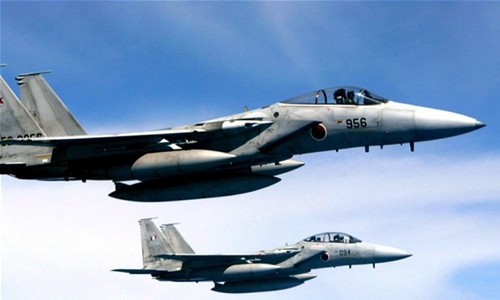 Chiến đấu cơ F-15 của không quân Nhật. Ảnh: EPA.