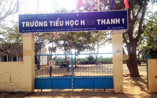 Trường tiểu học xảy ra vụ việc. Ảnh: Tư Huynh/VnExpress