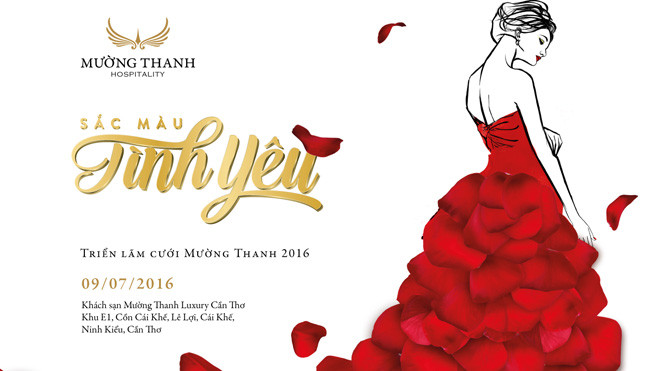 Triển lãm cưới Mường Thanh Cần Thơ 2016 - Sắc màu tình yêu