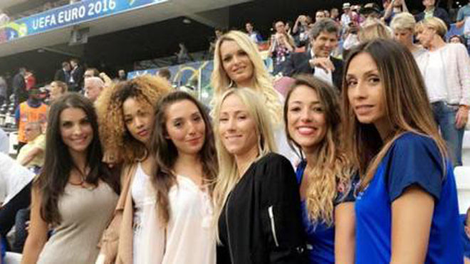 Wags tuyển Pháp đang được nuông chiều nhất Euro 2016 - Ảnh: Lequipe