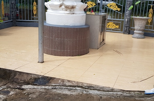 Nơi ni sư bị tưới xăng đốt 