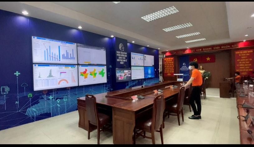 Trung tâm chỉ huy phòng chống COVID-19 và khôi phục kinh tế đầu tiên ở TPHCM