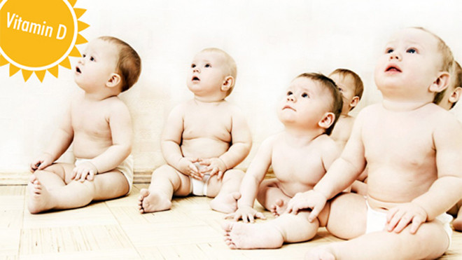 Vitamin D cần thiết cho sự phát triển xương của trẻ nhỏ. Ảnh: Health.