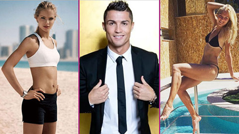 Ronaldo vướng lưới tình VĐV nhảy xa người Nga?