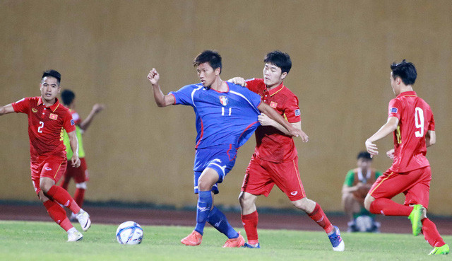 Xuân Trường được coi là cầu thủ chơi hay nhất trận đấu - Ảnh: Gia Hưng