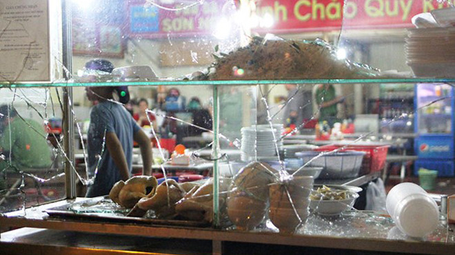 Hiện trường vụ việc. Ảnh CTV